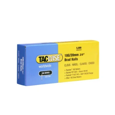 Afbeelding van Tacwise minibrad 18G Nagel voor tacker 20 mm Gegalvaniseerd 5000 stuks