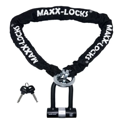 Afbeelding van Kettingslot ART4 Maxx Locks Tirau met loop + verlengde U beugel 120 cm