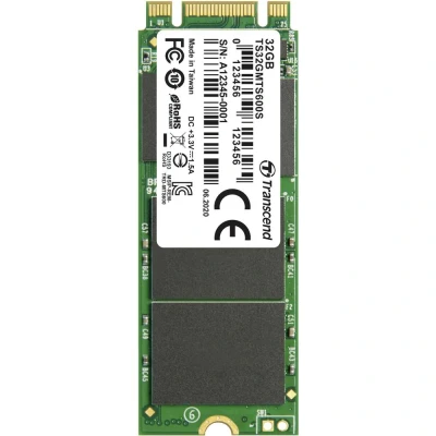 Afbeelding van Transcend 32 GB SATA M.2 SSD 2260 harde schijf 6 Gb/s Retail TS32GMTS600S