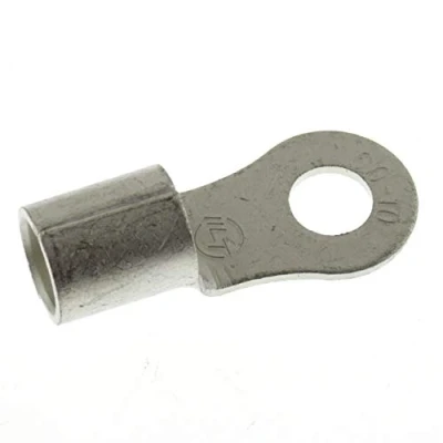 Afbeelding van SeKi 14069 50 70 mm 10 x ringkabelschoenen, M10 niet geïsoleerde ringschoenen, kabelschoenen, zilver