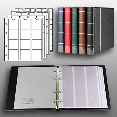 Afbeelding van Prophila Kobra coin album with 4 Cases for 110 coins black