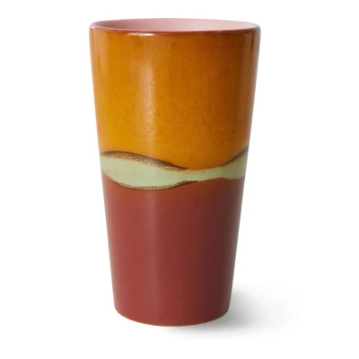 Afbeelding van HKLIVING lattemok 70s (Ø7,5 cm)(280 ml)