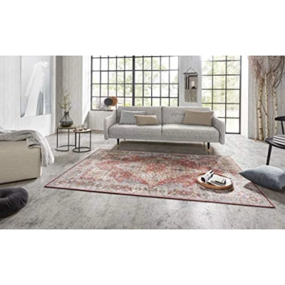 Afbeelding van Vintage Vloerkleed Sylla Rood/meerkleurig 160x230 Cm