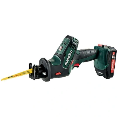 Afbeelding van Metabo SSE18LTX Compact 18 Volt Accu Reciprozaag 0 3100 spm 2,0Ah Li Ion In Koffer 602266500