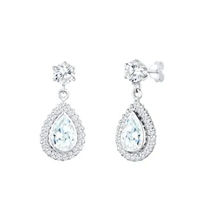 Afbeelding van Elli Glamour DROP Oorbellen, Dames, Maat: One Size, Silber