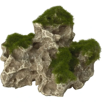 Afbeelding van Aqua Della Aquariumdecoratie Vissen Mos Rots 2 15,5x10,5x12,8cm 1st