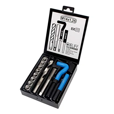 Afbeelding van CCLIFE Schroefdraadreparatieset M5 M6 M8 M10 M12 M14 voor selectie inzetstukken Hulzen