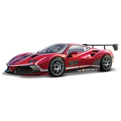 Afbeelding van Burago May Cheong GROUP BBURAGO 1/43 Ferrari Racing 488 Challenge Evo 2020, rood, voertuig voor kinderen vanaf 3 jaar, 36309, rood