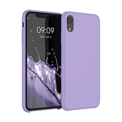 Afbeelding van kwmobile telefoonhoesje compatibel met Apple iPhone XR hoesje Zachte case voor smartphone Back cover in violet lila