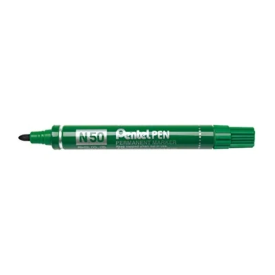 Afbeelding van Merkstift N50 Pentel GROEN 1.5 3 MM.