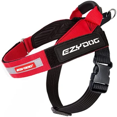 Afbeelding van EzyDog Express Reflecterend Honden Tuigje Harnas S Rood
