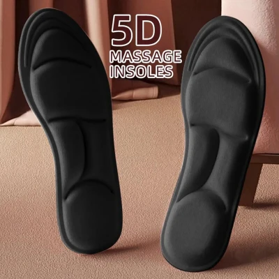 Afbeelding van 5D massage inlegzolen Memory foam Comfortabele Dempende Verdikte insoles Comfortable