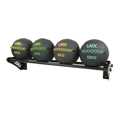 Afbeelding van LMX1254 LMX. Wall mounted ball rack Zwart Staal