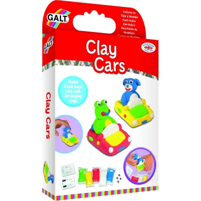Afbeelding van Knutselset Klei auto&#039;s maken