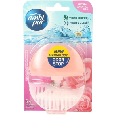 Afbeelding van 12x Ambi Pur Toiletblok Starterkit 5in1 Wild Rose&amp;Pink Grapefruit