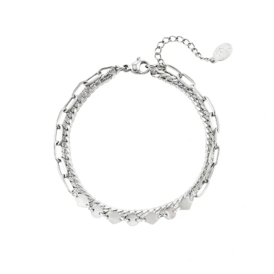 Afbeelding van Dubbellaagse Armband Yehwang One size Zilver