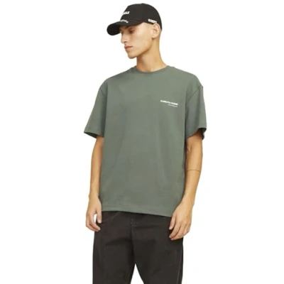 Afbeelding van Jack &amp; Jones Jcoaero CREW NECK Tshirt print, Heren, Maat: Medium, Urban chic
