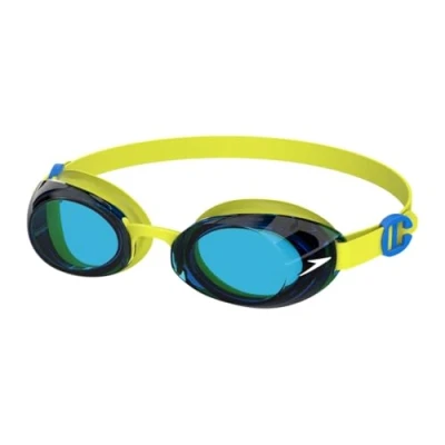 Afbeelding van Speedo Unisex Jet 2.0 Swiming Goggles voor kinderen, verbeterd zicht, Empire YeLow/Neon Blauw, One Size