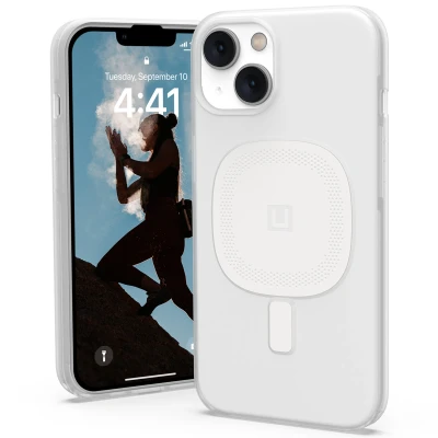 Afbeelding van Apple iPhone 14 MagSafe Hoesje Kunststof UAG Hardcase/Backcover Wit Telefoonhoesje Shockproof/Valbescherming