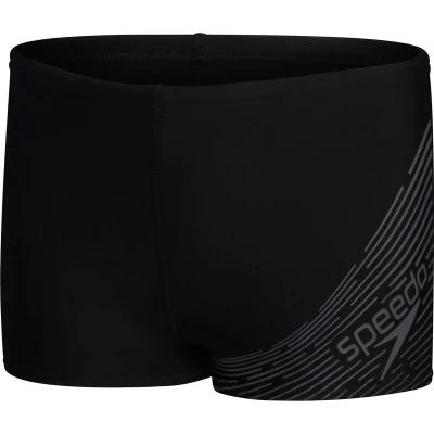 Afbeelding van Medley Logo Zwemboxer Junior Grey Black 995 164 Zwembroek