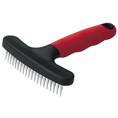 Afbeelding van Ferplast Hondenharkkam GRO 5848, Lange afgeronde punten, Ideaal voor de verzorging van ondervacht halflang en langharige dieren, 11 x h 15,5 cm