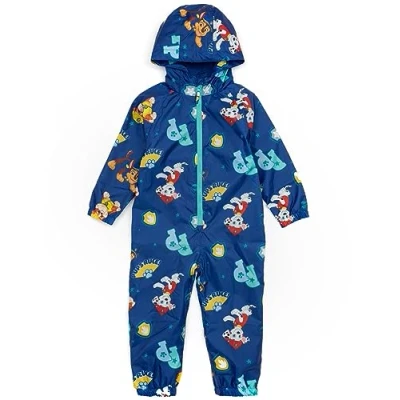 Afbeelding van Paw Patrol Boys Puddle Kostuum Peuters All in One Regenjas Marine Marshal Redding Puppy Rule Lange mouwen met manchetten Play Walking Jacket, Blauw, 5 6 Jaren