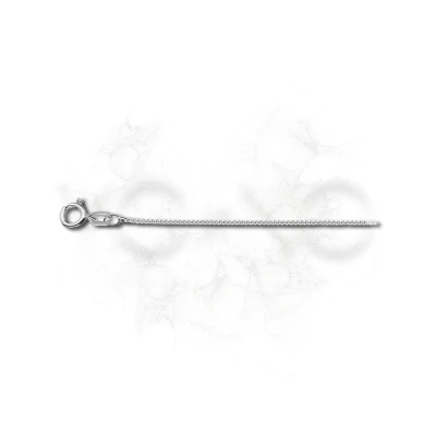 Afbeelding van YO&amp;NO Ketting Zilver Gourmet 1mm 50cm Sieraden Vrouw Heren Gerhodineerd 925
