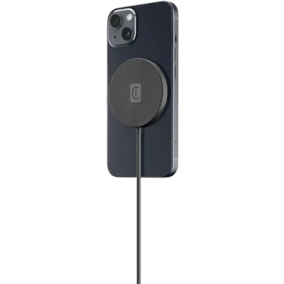Afbeelding van Cellularline MAGSFWIRELESSCOLK oplader voor mobiele apparatuur Smartphone Zwart USB Draadloos opladen Binnen