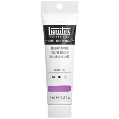 Afbeelding van Liquitex 1045590 Professional Heavy Body acrylverf in kunstenaarskwaliteit met uitstekende lichtechtheid en boterachtige consistentie 59ml tube, Brilliant Purple