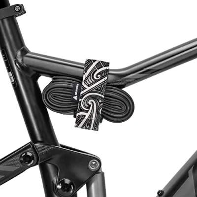 Afbeelding van Granite Rockband+ MTB frame draagriem voor slangen en fietsgereedschapsset, fietsopbergoplossing het bevestigen van extra uitrusting op je mountainbike BMX fiets (Polynesië)
