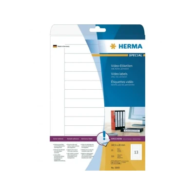 Afbeelding van HERMA 5069 Wit Zelfklevend printerlabel printeretiket