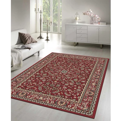 Afbeelding van Klassiek Rood Oosters Nain Collectie Traditioneel Vintage Vloerkleed Tapijt 280x380cm Rechthoek Polypropyleen Tapijtenloods