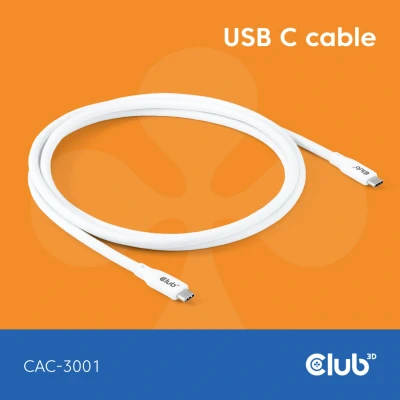 Afbeelding van CLUB3D CAC 3001, 2 m, USB C, USB4 Gen 3x2