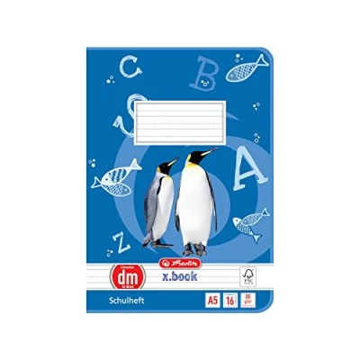 Afbeelding van Herlitz 3321502 schriften A5/16 liniatuur DM (gelinieerd met hulplijn) FSC Mixed 10 pack motieven gesorteerd
