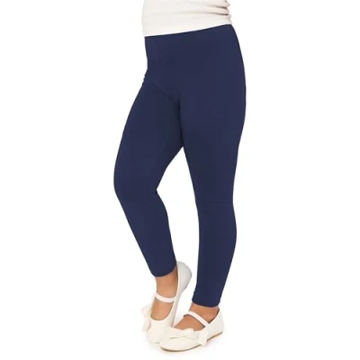 Afbeelding van Merry Style MS MS10 130 LE Meisjes Lang Leggings Sport Vrijetijdsbroek Viscose Sporbroek Yogabroek Marine 134
