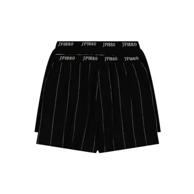Afbeelding van JP 1880 Heren met Flexnamic Waist, Dp, Strepen Boxershorts, zwart, 3XL