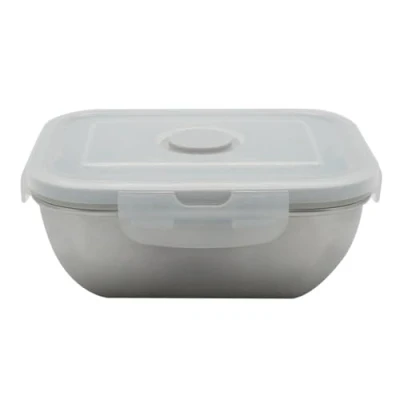 Afbeelding van Fackelmann magnetronbestendige roestvrijstalen lunchbox van 400 ml met deksel