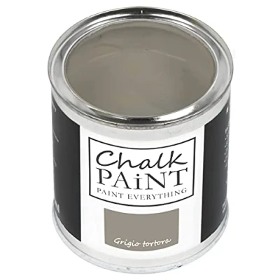 Afbeelding van Chalk Paint Grijs Taupe 750 ml zonder papier, gemakkelijk te verven alle materialen