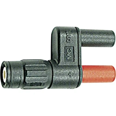 Afbeelding van Stäubli XM BB/4 Meetadapter BNC stekker Bus 4 mm Aanraakveilig Zwart, Rood