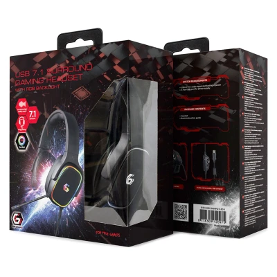 Afbeelding van Gembird Gaming Headset RGB 7.1 Surround