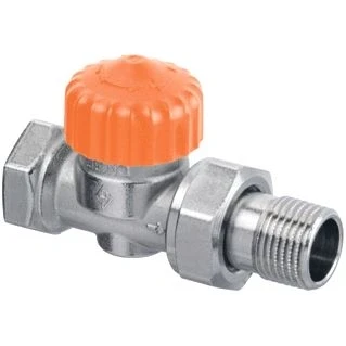 Afbeelding van Heimeier eclipse thermostaatkraan 1 2 binnendraad recht dn15 afc verkort 3462 02 000