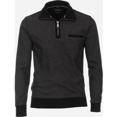 Afbeelding van CASA MODA comfort fit schipperstrui grijs melange