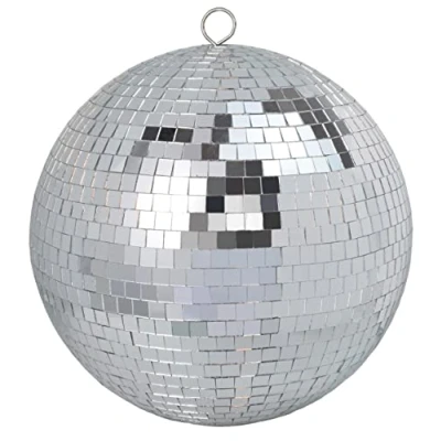 Afbeelding van Grehge isco Ball Ideal for a Party or DJ Light Effect Christmas (25 cm, Silver)