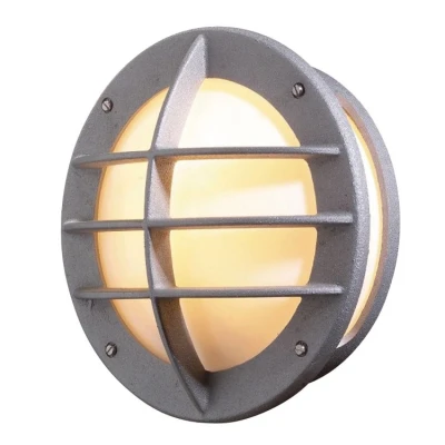 Afbeelding van Konstsmide Oden 515 312 Buitenlamp (wand) Spaarlamp, LED E27 60 W Zilver