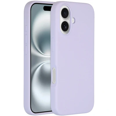 Afbeelding van Apple iPhone 16 MagSafe Hoesje Siliconen en TPU (zacht) Accezz Backcover/Softcase Paars Telefoonhoesje