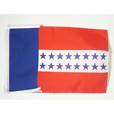 Afbeelding van Tuamotus Vlag 45x30 cm koorden SMALL vlaggen 30 x 45 Banner 18x12 in hoge kwaliteit AZ FLAG