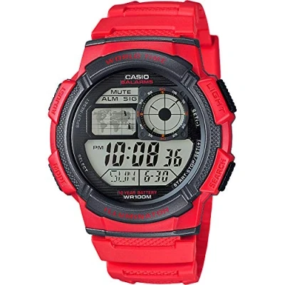 Afbeelding van Casio Horloge AE 1000W 4AVEF, rood