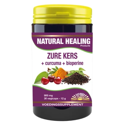 Afbeelding van Nhp Zure Kers/curcuma/piper Nigrum 30vc