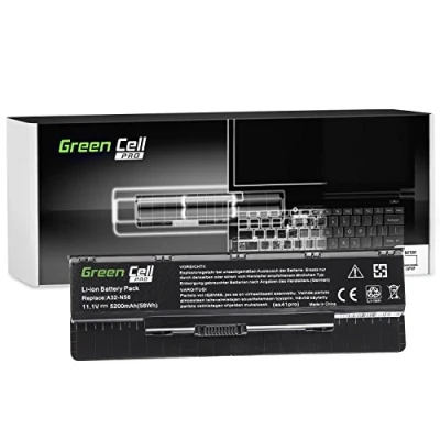 Afbeelding van GREEN CELL PRO Batterij voor Asus A32 N56 N46 N46V N76 / 11,1V 5200mAh