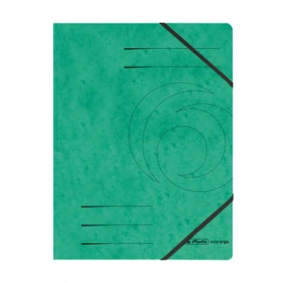 Afbeelding van herlitz 972471 hoekspanner A4 kwaliteit, groen, 5 stuks